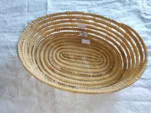 Traditional Handwoven Flower Basket Artisanal <b>Bamboo</b> Handicraft for Stylish Home Floral Decoration Made by Bangladesh. - Product Image 5