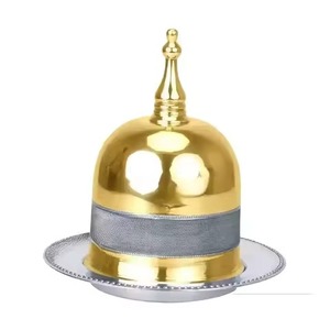 Elegante Tazón de Almacenamiento de Chocolate de Calidad, Color Plata y Dorado, para Navidad, Diseño Decorativo Atractivo, Tazón para Servir Alimentos - Product Image 1