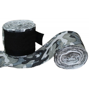 Vendas elásticas personalizadas de algodón de 2.5m, 3m, 5m para boxeo y protección en el ejercicio, vendas para manos de boxeo. - Product Image 4