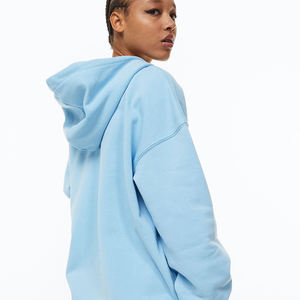 Customizable Heavyweight Fit Solid Color Blank Full <b>Zip</b> <b>up</b> <b>Hoodie</b> Casual Cotton Fleece <b>Hoodie</b> Women - Product Image 3