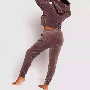 Conjuntos Deportivos para Mujer, Sudadera con Capucha y Pantalones Deportivos Holgados, Ropa Deportiva Informal para Mujer, OEM Personalizado - Product Image 4