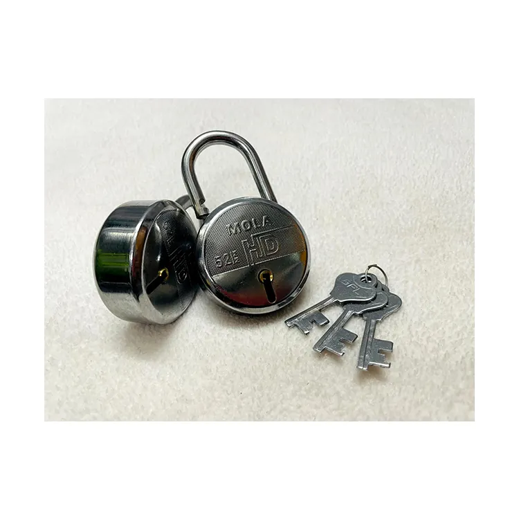 Indian Bulk Exporter Selling 60 MM 3 Keys Keyed Lock Stainless Coating Rust Proof Long Lasting Padlock at Good Price