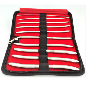 Ensemble de dilatateurs utérins Hegar à manivelle pour usage hospitalier, équipement chirurgical médical - Product Image 1