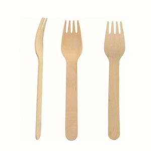 Ensemble d'ustensiles de cuisine jetables en bois de bouleau naturel avec cuillère, fourchette, couteau - Écologique et antiadhésif - Product Image 6