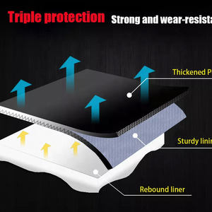 Nouveau tapis de Muay Thai en cuir véritable personnalisé tapis de boxe en gros produits de meilleure vente - Product Image 6