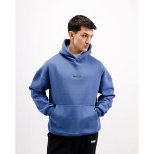 Sweat-shirt décontracté à capuche en polaire bleu cobalt pour femme, respirant et essentiel pour la saison d'automne - Product Image 6