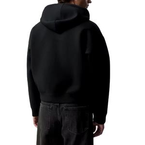 Sudadera con Capucha de Moda Urbana Vintage para Hombre, Lavada al Ácido, de Algodón Grueso, con Cremallera y Hombros Caídos - Product Image 6