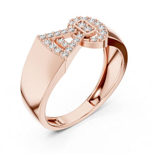 Anillo de Compromiso de Oro Amarillo de 14K con Diamante Redondo Cultivado en Laboratorio para Mujer |   Diamante Cultivado Nuevo - Product Image 4