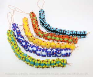 Cuentas de vidrio, cuentas de lujo para la fabricación y decoración de joyas Paquete de 5 hebras - Product Image 3