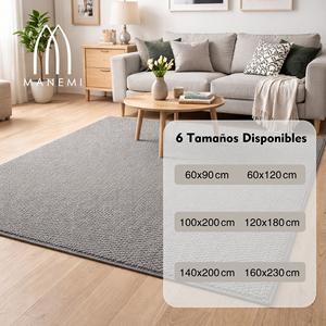 Alfombra Moderna de Tejido Plano Suave Antideslizante para Interiores, Plegable y Lavable, en Varios Tamaños, 100% Apta para Mascotas - Product Image 4