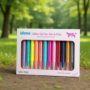 Idena Glitter Gel <b>Pen</b> Set-6-Piece - Product Image 3
