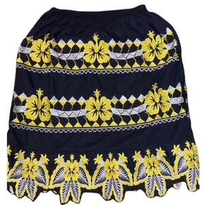 Jupe imprimée florale en polyester de style hawaïen, Guam, Micronésie, dernière mode 2026, tailles grandes femmes, 100% coton - Product Image 5