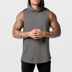 Ventes en gros de débardeurs de sport pour hommes, débardeurs de musculation pour la salle de sport |   Sweat-shirts de sport en coton personnalisés, fabrication OEM disponible - Product Image 5