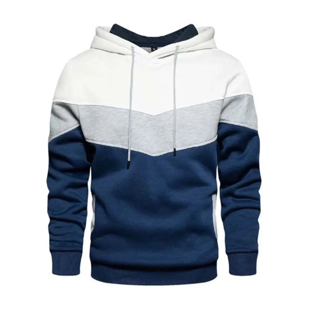 Hoodie Lengan Panjang Pria, Hoodie Polos Kasual O-neck Sweatshirt Gaya Jepang Tren Baru