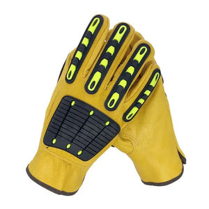 Gants durables personnalisables de mécanicien pour l'usage industriel et des véhicules à moteur antiglissement et coupe résistants - Product Image 2
