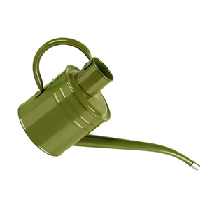 Steel Metal High Quality Watering Can Shiny Bronze Finished Narrow Spout Watering Can for Home Indoor <b>Gardens</b> Watering - Product Image 1
