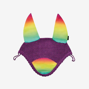 Top Quality Horse Ear <b>Bonnet</b>, Crochet Fly Veil Ear Net Crochet <b>Bonnet</b> with Neoprene Ear Covers, Colorful Horse Ear <b>Bonnet</b> - Product Image 2