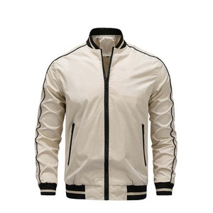 Premium Quality Custom Design Embroidered <b>Baseball</b> <b>Bomber</b> Satin <b>Jacket</b> Wholesale Windproof <b>Jacket</b> for Men - Product Image 5