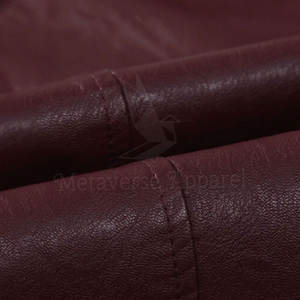 Chaqueta de Cuero Genuino para Hombre, Invierno, Cálida, Resistente al Viento, Cuello Alto, Diseño con Letras, Ecológica, Secado Rápido, Transpirable, Calidad Premium - Product Image 6