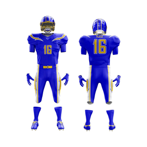 Vêtements de sport à manches courtes grande taille pour hommes maillot de football américain personnalisé respirant pas cher nouveau joueur imprimé en gros - Product Image 3