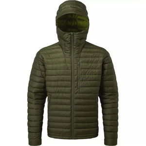 Chaqueta acolchada de lona impermeable gruesa de alta calidad personalizada 2025, abrigo de invierno a prueba de viento, abrigo corto con capucha estampado nuevo - Product Image 4