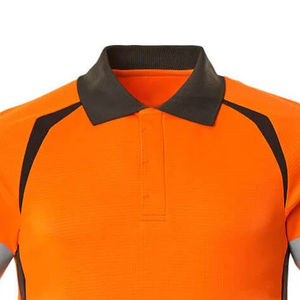 Polo de sécurité réfléchissant à logo personnalisé, séchage rapide, haute visibilité, imperméable, antibactérien, en polyester - Product Image 3