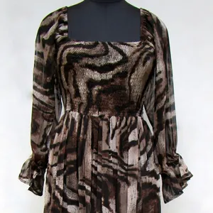 Robe longue d'été en coton à motifs floraux pour femmes, style unique et luxueux, imprimée à la main, robes longues bohèmes vintage décontractées, articles - Product Image 1