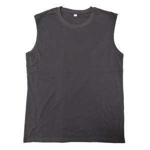 Vêtement de sport sans manches en coton 100% personnalisé avec logo imprimé, 180 g/m², pas cher, pour hommes, débardeur de sport - Product Image 5