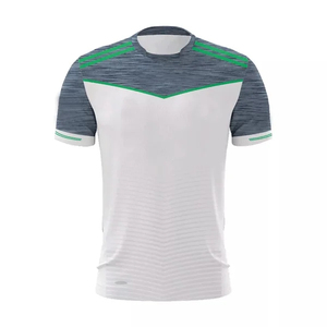 Maillot de Hurling OEM pour Adultes Unisexe Haute Qualité 100% Polyester Respirant Été Manches Courtes Logo Avant Impression Numérique - Product Image 2