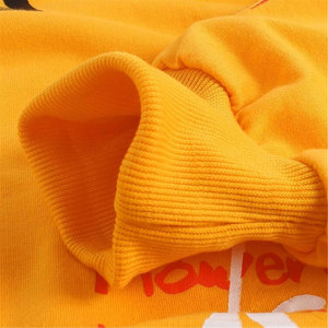 เสื้อกันหนาวแบบสวมหัวผ้าขนแกะสีเหลืองโอเวอร์ไซส์ผ้าฝ้าย100% แนวสตรีทเสื้อสเวตเชิ้ตแฟชั่นสไตล์ฮิปฮอปสำหรับยิม - Product Image 5