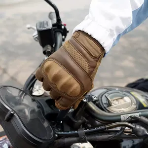 Guantes Deportivos de Motocicleta de Cuero con Logotipo Personalizado, Guantes de Carreras de Motocicleta, Guantes de Motocicleta de Diseño Personalizado de Última Tendencia - Product Image 2