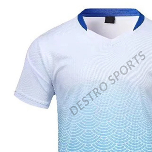 Dernière conception uniformes de football vêtements de sport uniformes maillot de football maillot de football vente chaude séchage rapide 100% polyester - Product Image 6