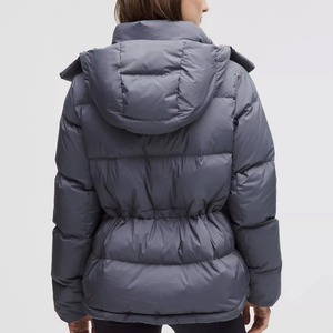 Chaquetas Acolchadas de Algodón Sólido para Mujer, Hechas a Medida, Transpirables, Cálidas, con Cierre de Cremallera Regular, Diseño con Logotipo, 100% Algodón - Product Image 3