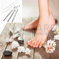 Ensemble de couteaux de pédicure pour ongles incarnés Kit de lame tranchante de réparation de grattoir de peau pour le traitement de la paronychie des callosités du maïs par Vaslcare