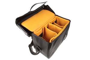 Bán buôn chính hãng Da DSLR máy ảnh Túi chống sốc chất lượng cao cao cấp da đen nhiếp ảnh trường hợp máy ảnh cổ điển Túi - Product Image 3