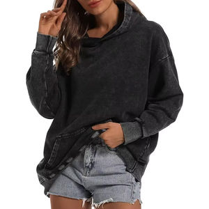 Sudadera con Capucha Estilo Vintage Lavada al Ácido, Sudadera Holgada de Estilo Urbano para Hombre y Mujer, Sudadera con Capucha Lavada Retro de Estilo Casual - Product Image 6
