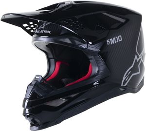 Casco Metálico Sólido Alpinestars Supertech S-M10 de Alta Calidad y Gran Venta con 3 Años de Garantía, Impermeable - Product Image 1