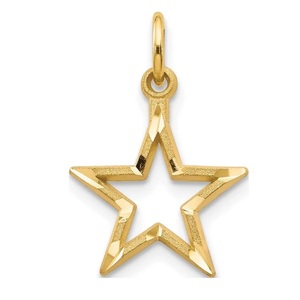 キラキラ星飾り3D星飾りぶら下げ金属ガーランドクリスマスツリーゴールド - Product Image 2