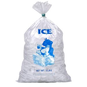 Sac en plastique LDPE transparent Ice Freeze Impression par gravure avec fermeture à glissière Emballage de boisson fabriqué en usine du Vietnam pas cher - Product Image 1