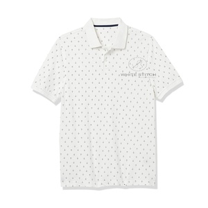 Polo de golf à séchage rapide avec logo brodé personnalisé, polo de travail en coton uni, taille plus, pour hommes - Product Image 5