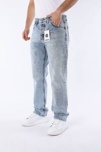 Pantalones vaqueros rectos vintage ajustados para hombre, pantalones casuales elásticos ecológicos, pantalones vaqueros de cintura media, ropa de calle, logotipo de moda - Product Image 6