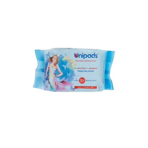 Kopen Premium Kwaliteit Wasbaar Herbruikbaar Doek Maandverband Blauwe Pads Set Met Zeer Absorberend Maandverband