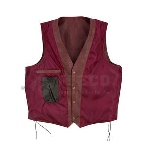 New Design Customer Demand <b>Men</b> <b>Leather</b> <b>Vest</b> Best Edition New Quality Low Rate Breathable <b>Leather</b> <b>Vest</b> - Product Image 4