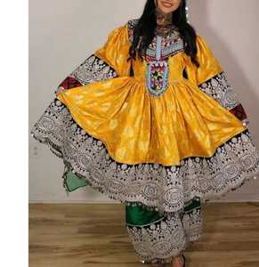 Nouvelles dernières femmes brodées à la main robes traditionnelles afghanes KUCHI au prix direct d'usine 2025 - Product Image 3