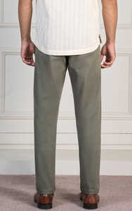 Pantalons slim en coton pur sur mesure, couleur unie, couleurs personnalisées, vente en gros, pantalons de bureau pour hommes - Product Image 3