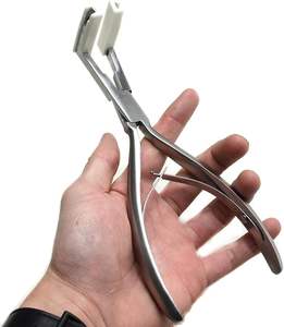 คีมเทปสำหรับการต่อผมแผ่นซิลิโคนสแตนเลส - Product Image 1