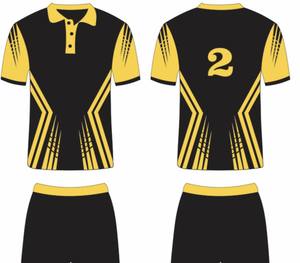 เครื่องแบบคริกเก็ตของผู้ชายชุดเล่นคริกเก็ตป้องกันริ้วรอยน้ำหนักเบาทันสมัยออกแบบโลโก้ได้ตามต้องการ - Product Image 2