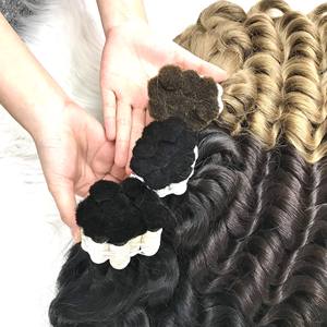 Extensiones onduladas de cabello crudo vietnamita 100% a granel europeo de lujo, estilo de onda suelta, venta al por mayor, cena expresada, peso doble dibujado - Product Image 5