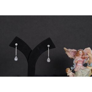 Boucles d'oreilles pendantes SILVERINGS 925 STERLING, magnifiques boucles d'oreilles pendantes en argent, tendance - Product Image 2