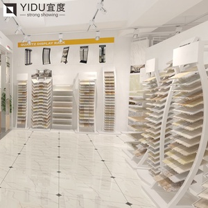 Sản Phẩm Mới Sàn Đứng Gạch Showroom Cho Khảm Chủ Xoay Đá Đá Cẩm Thạch Đứng Gốm Gạch Hiển Thị Giá - Product Image 3